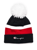 POM BEANIE - NVY/SCA/WHT - CLEARANCE