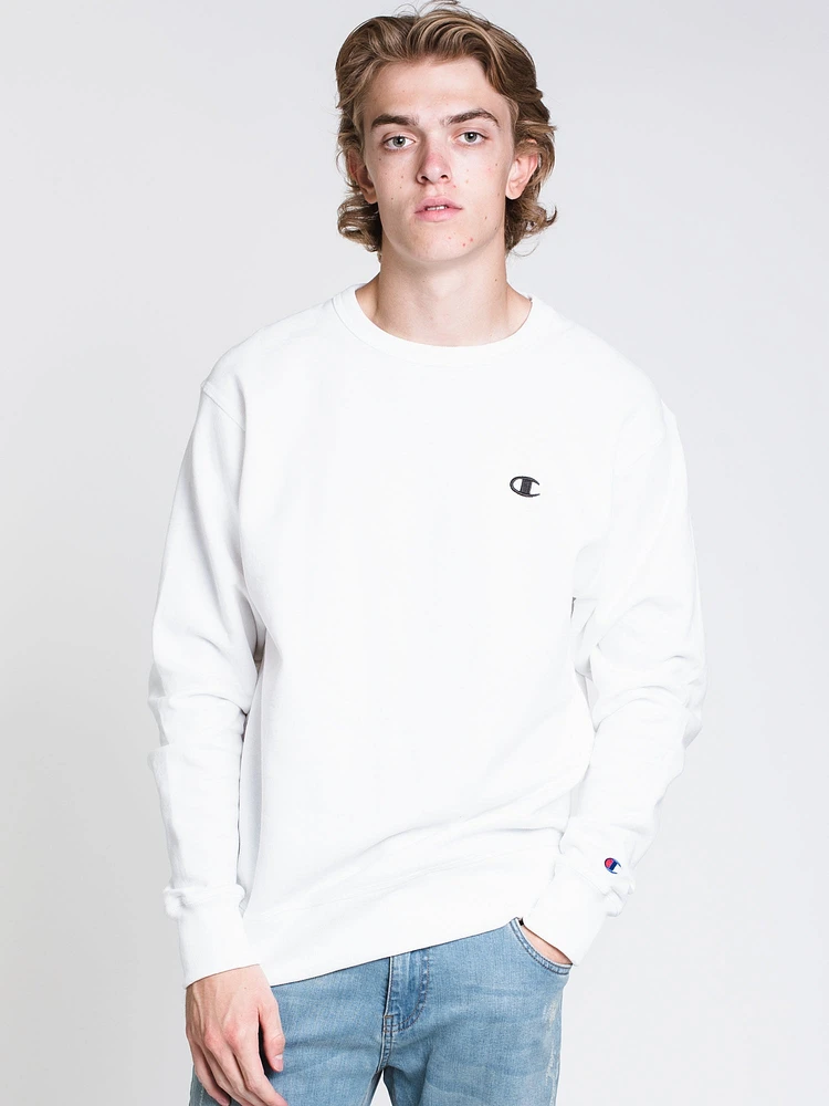 MENS COLOUR POP CREW - WHITE/BLACK CLEARANCE