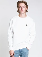 MENS COLOUR POP CREW - WHITE/BLACK CLEARANCE