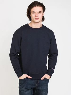 CHAMPION POWERBLEND FLEECE CREW EMBROIDERED C - CLEARANCE