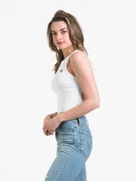 CHAMPION RIBBED LETTUCE EDGE Tank Top - CLEARANCE