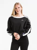 CHAMPION TRANSFORMATIVE FLEECE CREW SWEATSHIRT - CLEARANCE