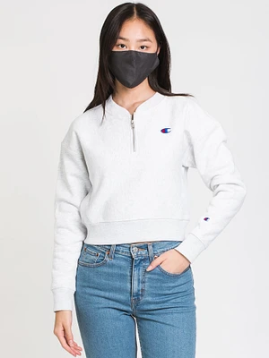 CHAMPION REVERSE WEAVE CROP 1/4 ZIP - CLEARANCE