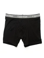 BUFFALO CHECK BOXER BRIEF-BLK - CLEARANCE