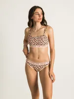 CALVIN KLEIN CK ONE COTTON ALL OVER PRINT BRALETTE - CLEARANCE