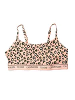 CALVIN KLEIN CK ONE COTTON ALL OVER PRINT BRALETTE