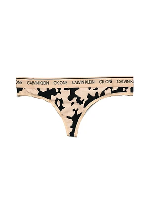 CALVIN KLEIN CK1 COTTON THONG - CLEARANCE