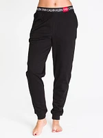 WOMENS 1981 BOLD LGE SLEEP PANT - BLK CLEARANCE