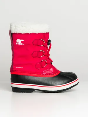 KIDS SOREL YOOT PAC NYLON WATERPROOF