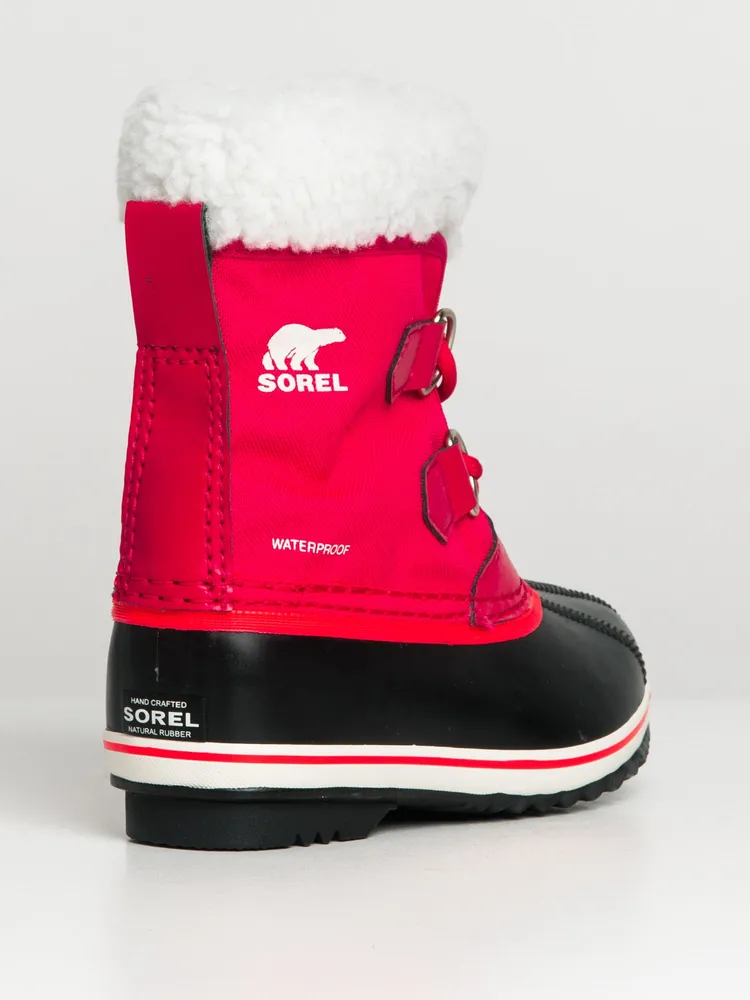 KIDS SOREL YOOT PAC NYLON WATERPROOF