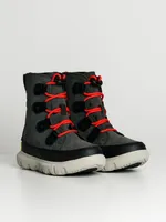 KIDS SOREL EXPLORER LACE WATER PROOF YOUTH