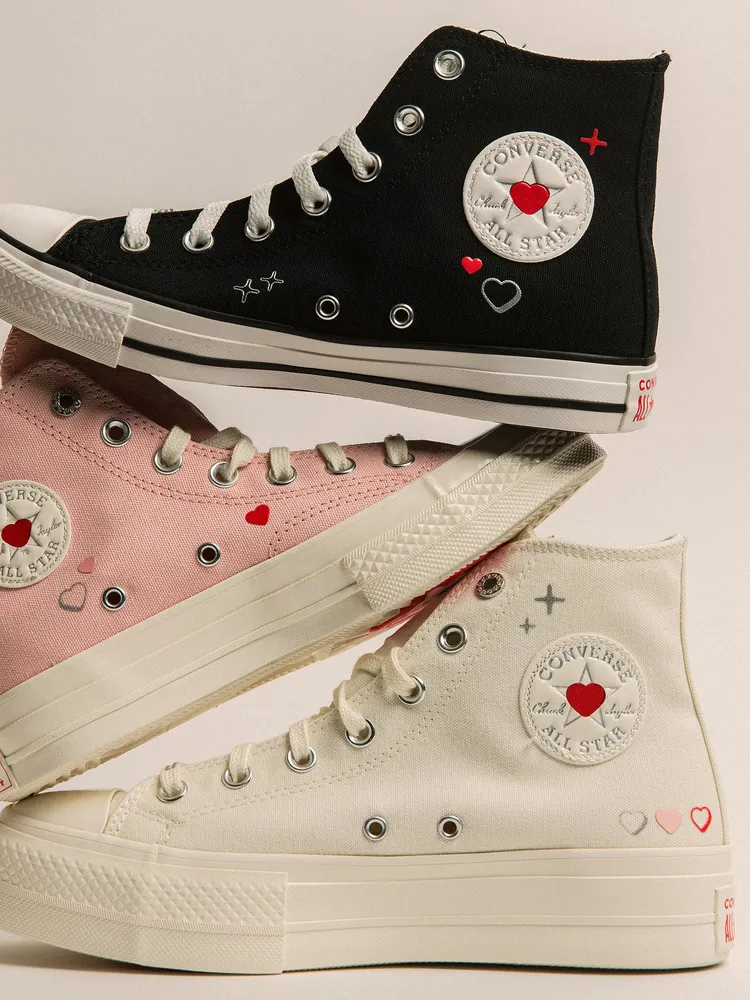 WOMENS CONVERSE CHUCK TAYLOR ALL-STARS LIFT HI SNEAKERS