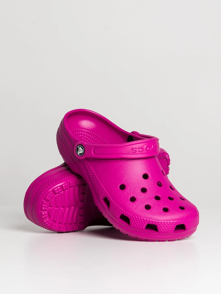 WOMENS CROCS CLASSIC FUCHSIA FUN CLOG - CLEARANCE