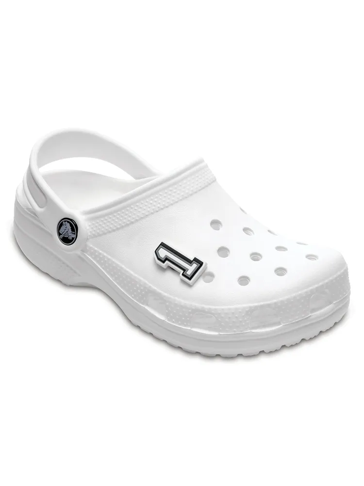 CROCS JIBBITZ BLACK & WHITE NUMBER