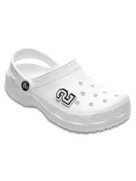 CROCS JIBBITZ BLACK & WHITE NUMBER