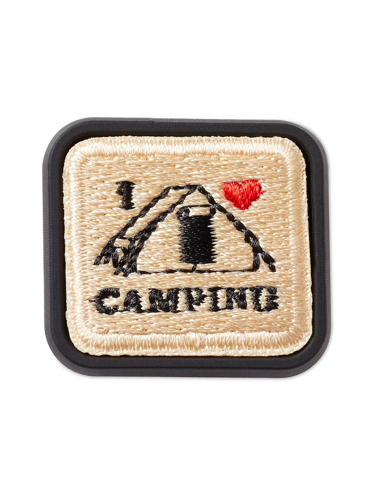 JIBBITZ - I LOVE CAMPING PATCH