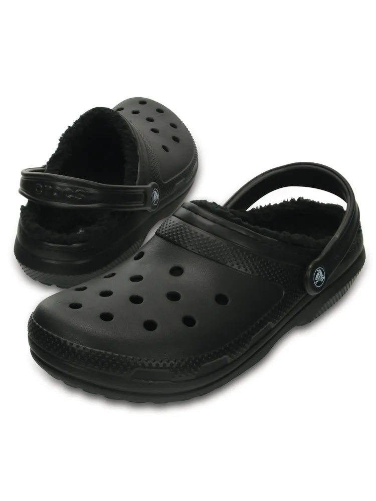 WOMENS CROCS CLASSIC LINED CLOGS