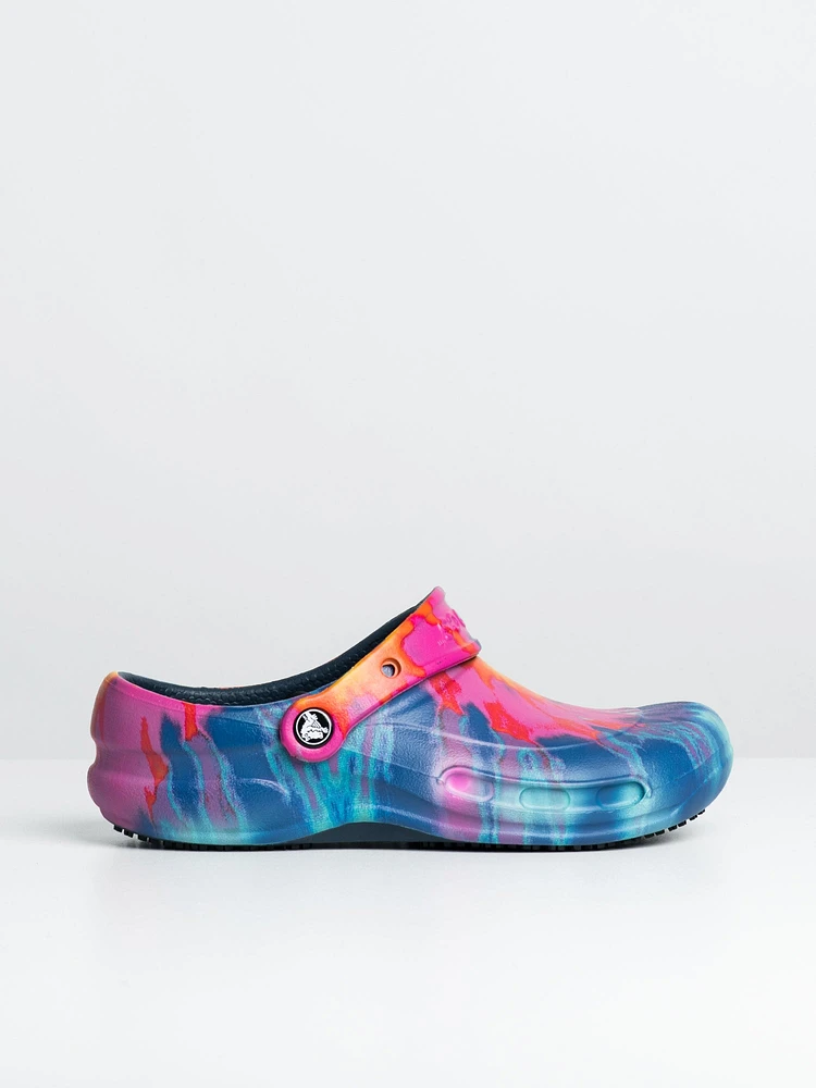 WOMENS CROCS BISTRO GRAPHIC CLOGS - CLEARANCE