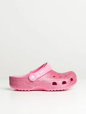 CROCS KIDS CLASSIC GLITTER CLOG - CLEARANCE