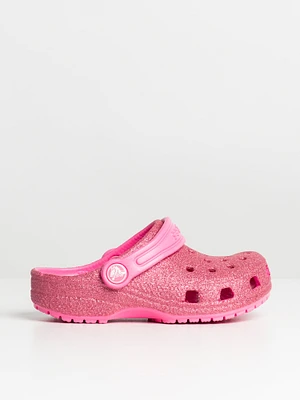 CROCS TODDLER CLASSIC GLITTER CLOG - CLEARANCE