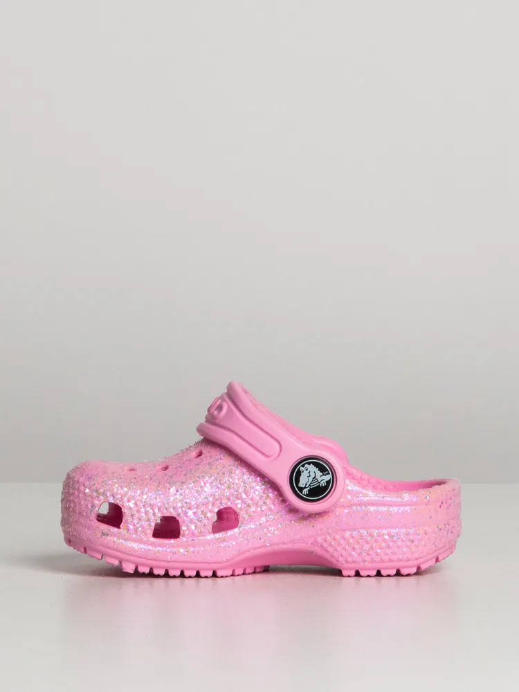 KIDS CROCS CLASSIC GLITTER TODDLER CLOG - CLEARANCE