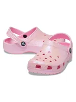 KIDS CROCS CLASSIC GLITTER CLOG - CLEARANCE