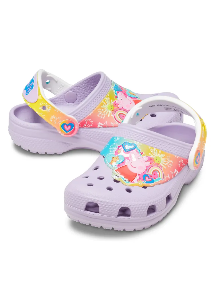 KIDS CROCS CLASSIC FL I AM PEPPA PIG TODDLER - CLEARANCE