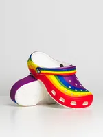 WOMENS CROCS CLASSIC RAINBOW DYE CLOG - CLEARANCE