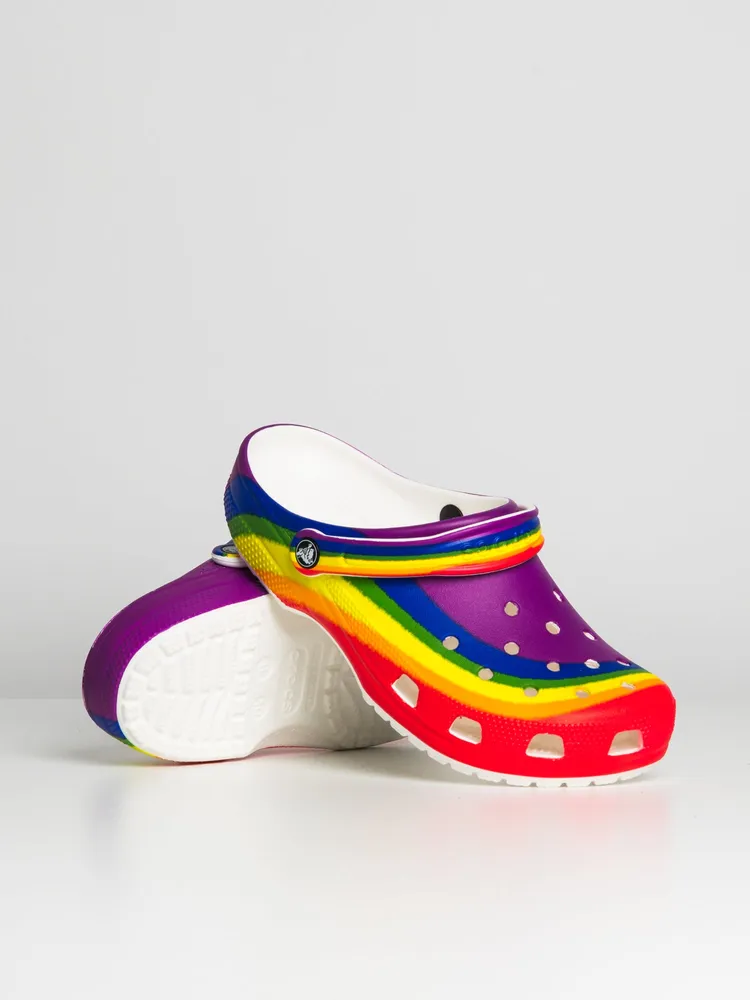 MENS CROCS CLASSIC RAINBOW DYE CLOG - CLEARANCE