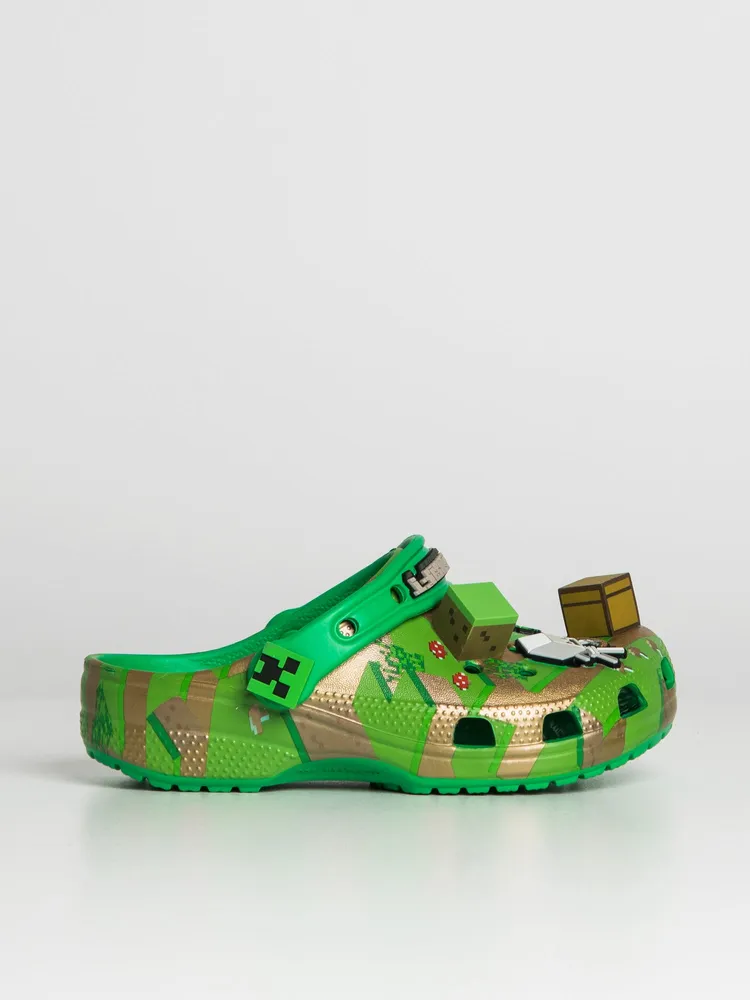 KIDS CROCS CLASSIC ELEVATED MINECRAFT