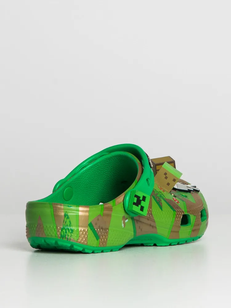 KIDS CROCS CLASSIC ELEVATED MINECRAFT