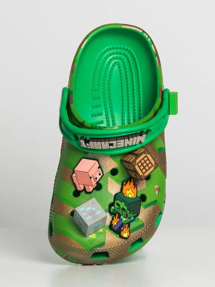 KIDS CROCS CLASSIC ELEVATED MINECRAFT