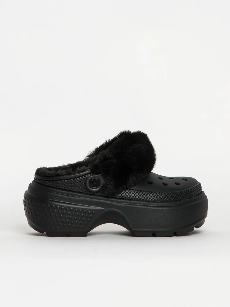 WOMENS CROCS STOMP LINED CLOG