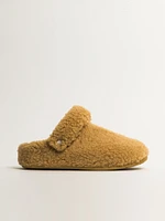 WOMENS CROCS CLASSIC COZZZY SLIPPER - WHEAT