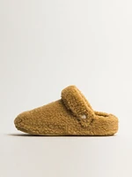 WOMENS CROCS CLASSIC COZZZY SLIPPER - WHEAT