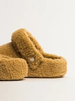 WOMENS CROCS CLASSIC COZZZY SLIPPER - WHEAT