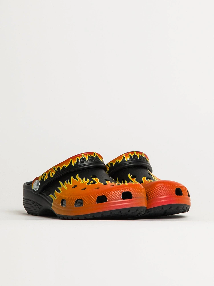 KIDS CROCS CLASSIC FLAMES CLOG