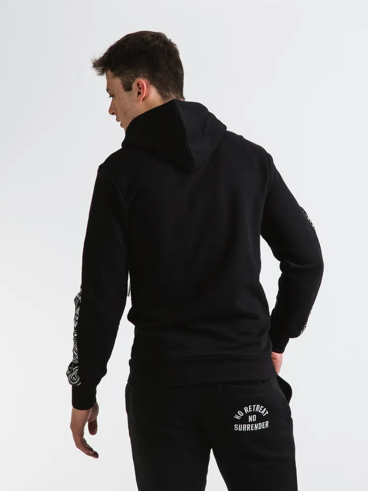 CROOKS & CASTLES MAD KLEPTO PULLOVER HOODIE - CLEARANCE