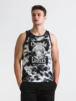 CROOKS & CASTLES KLEPTO TIE DYE TANK - CLEARANCE