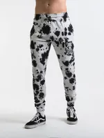 CROOKS & CASTLES MAD KLEPTO TIE DYE JOGGERS - CLEARANCE