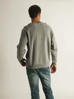 CROOKS & CASTLES CORE ESSENTIALS EMBROIDERED CREW - DESTOCKAGE