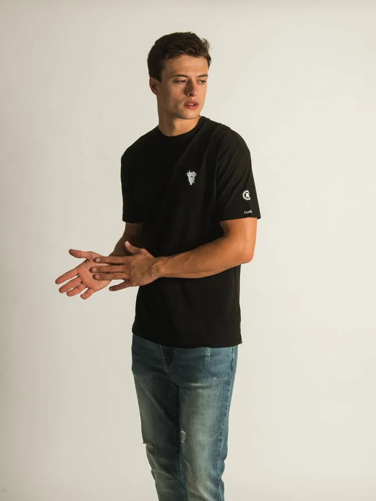 CROOKS & CASTLES CORE ESSENTIALS EMBROIDERED T-SHIRT