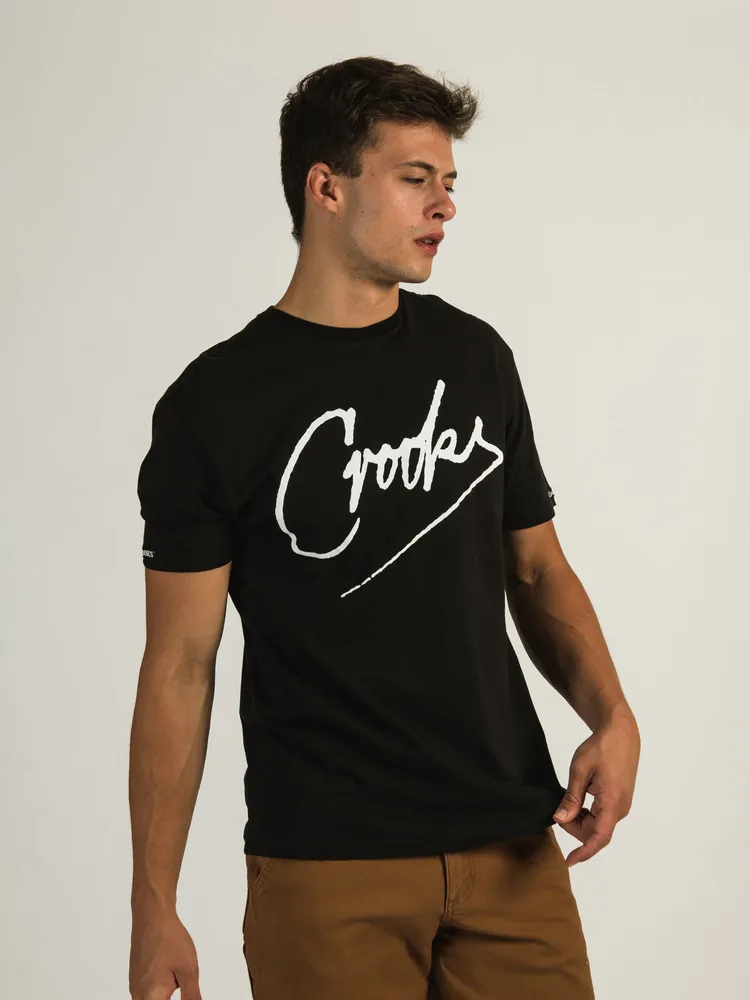 CROOKS & CASTLES GRAFFITI SCRIPT T-SHIRT - CLEARANCE