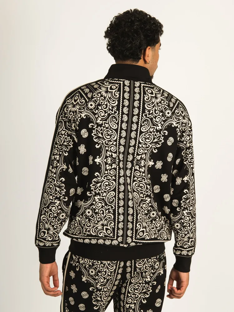 CROOKS & CASTLES PAISLEY ALL OVER PRINT JACKET