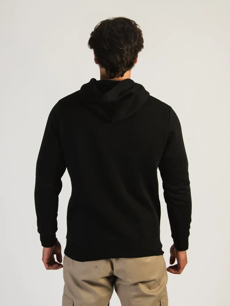 CROOKS & CASTLES EMBOSSED LOGO PULLOVER HOODIE