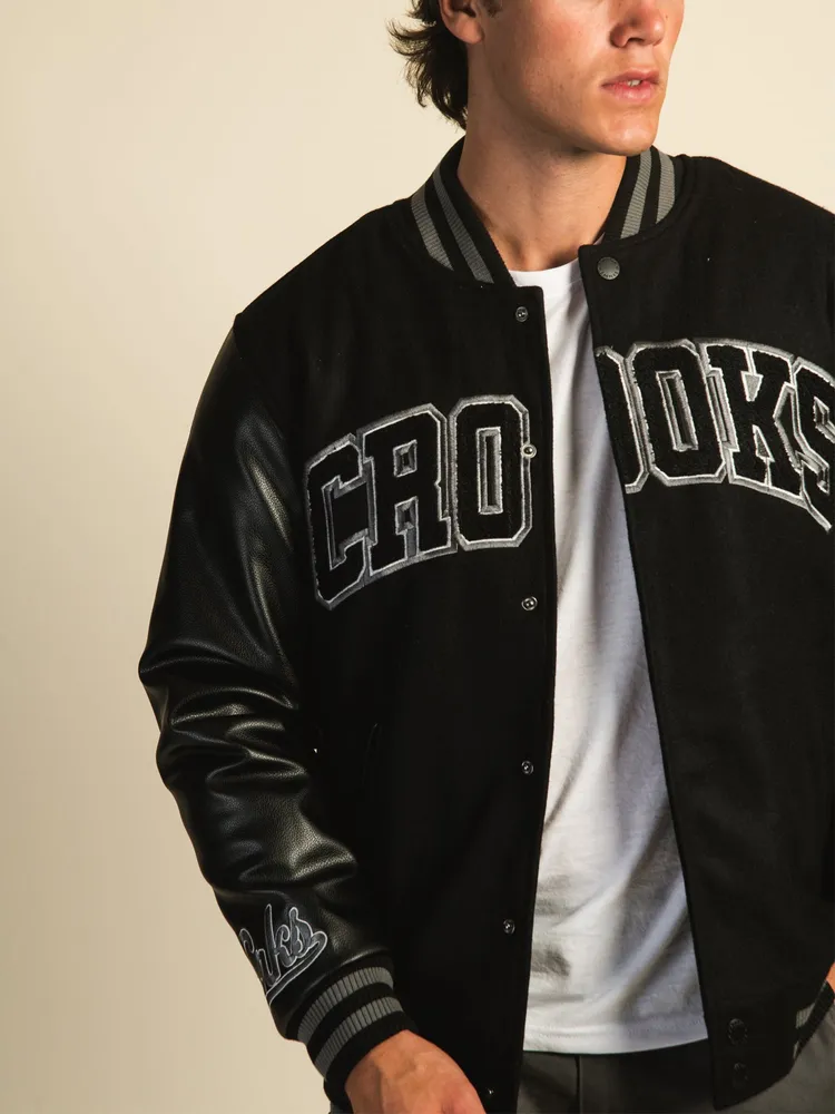 CROOKS & CASTLES COLLEGIATE VARSITY JACKET