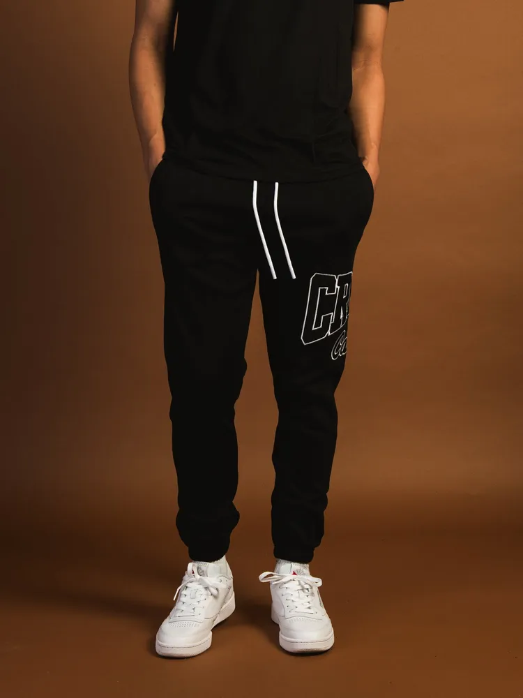 CROOKS & CASTLES C&C LOGO EMBROIDERED JOGGER