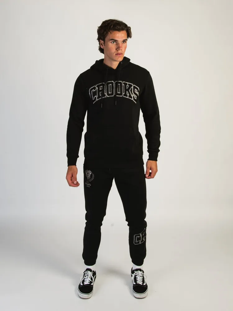 CROOKS & CASTLES COLLEGIATE EMBROIDERED JOGGER