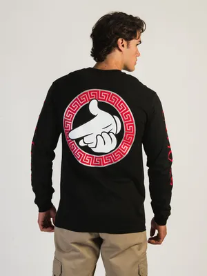 CROOKS & CASTLES CORE LONG SLEEVE TEE