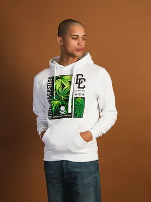 CROOKS & CASTLES WEED VERT KLEPTO HOODIE